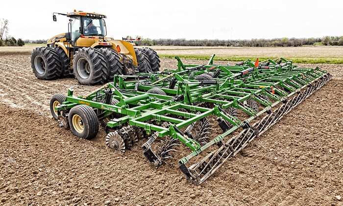 Spring tillage options include field cultivator and vertical tillage.